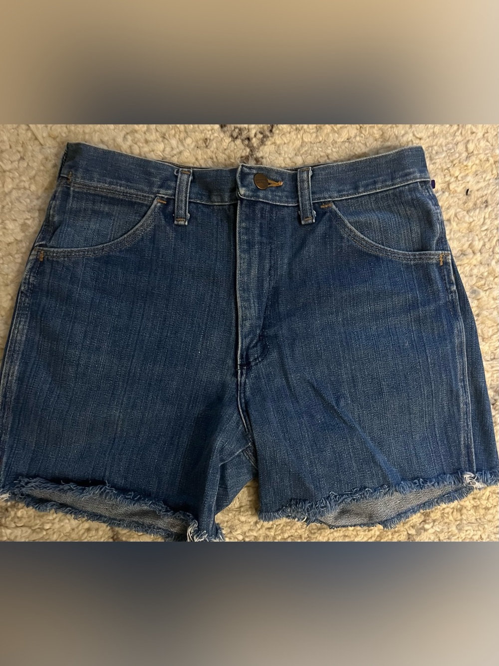Wrangler Classic Blue Denim Cutoffs